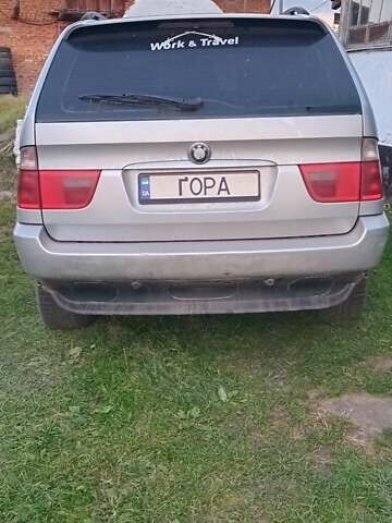 Серый БМВ Х5, объемом двигателя 3 л и пробегом 340 тыс. км за 5000 $, фото 2 на Automoto.ua