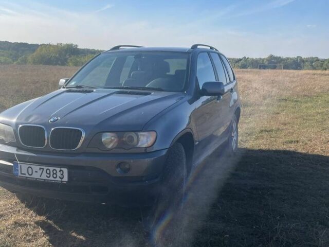 Серый БМВ Х5, объемом двигателя 3 л и пробегом 320 тыс. км за 4500 $, фото 3 на Automoto.ua