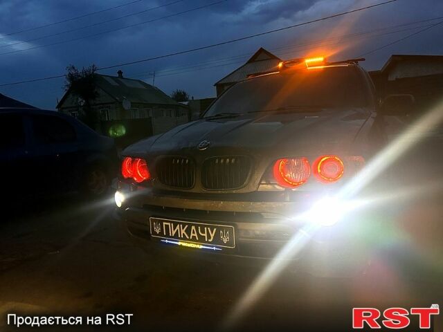 Серый БМВ Х5, объемом двигателя 3 л и пробегом 315 тыс. км за 8350 $, фото 1 на Automoto.ua