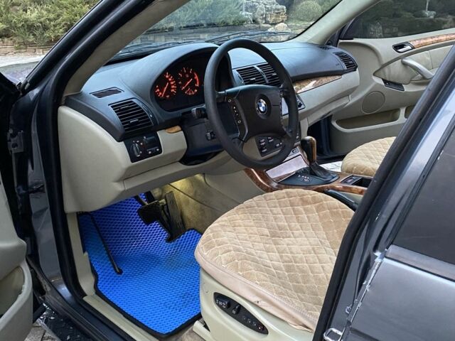 Серый БМВ Х5, объемом двигателя 3 л и пробегом 400 тыс. км за 4650 $, фото 8 на Automoto.ua