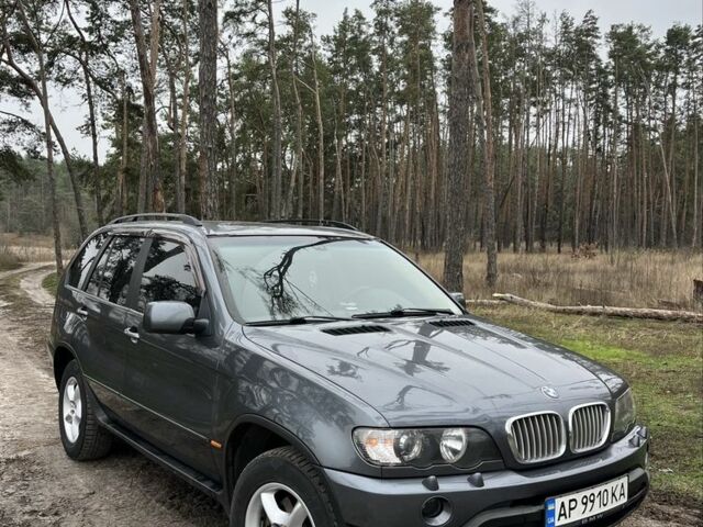 Серый БМВ Х5, объемом двигателя 3 л и пробегом 270 тыс. км за 7300 $, фото 1 на Automoto.ua