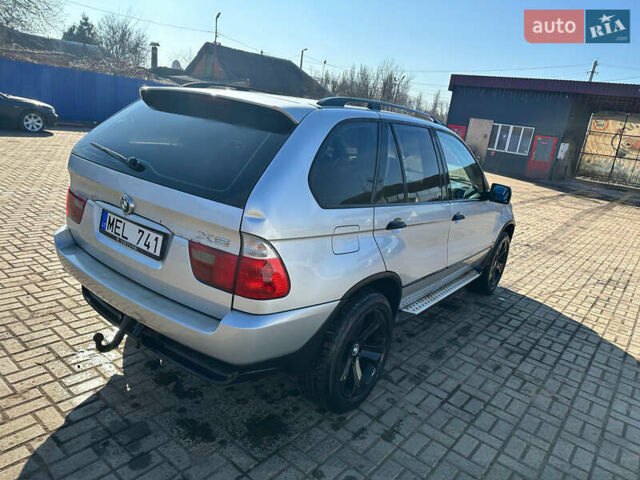 Серый БМВ Х5, объемом двигателя 3 л и пробегом 360 тыс. км за 4800 $, фото 1 на Automoto.ua