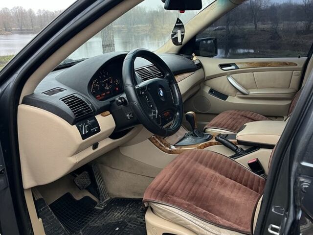 Серый БМВ Х5, объемом двигателя 3 л и пробегом 270 тыс. км за 7300 $, фото 5 на Automoto.ua