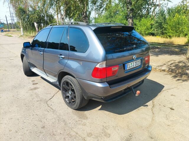 Серый БМВ Х5, объемом двигателя 3 л и пробегом 316 тыс. км за 5700 $, фото 4 на Automoto.ua