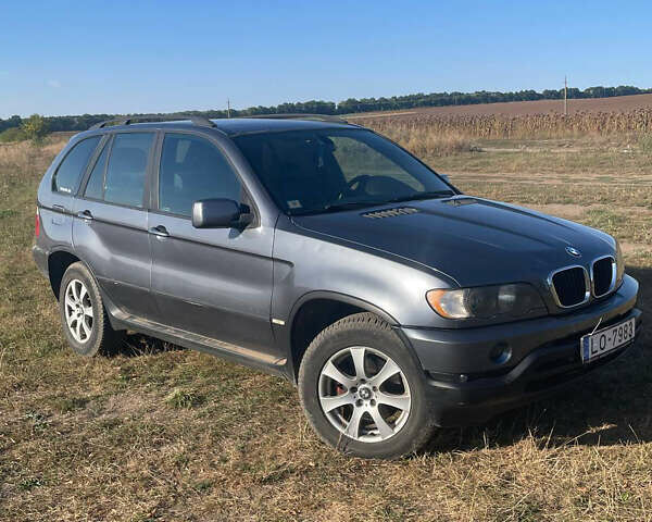 Серый БМВ Х5, объемом двигателя 3 л и пробегом 320 тыс. км за 4500 $, фото 4 на Automoto.ua