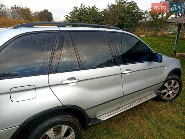 Серый БМВ Х5, объемом двигателя 3 л и пробегом 340 тыс. км за 5000 $, фото 3 на Automoto.ua
