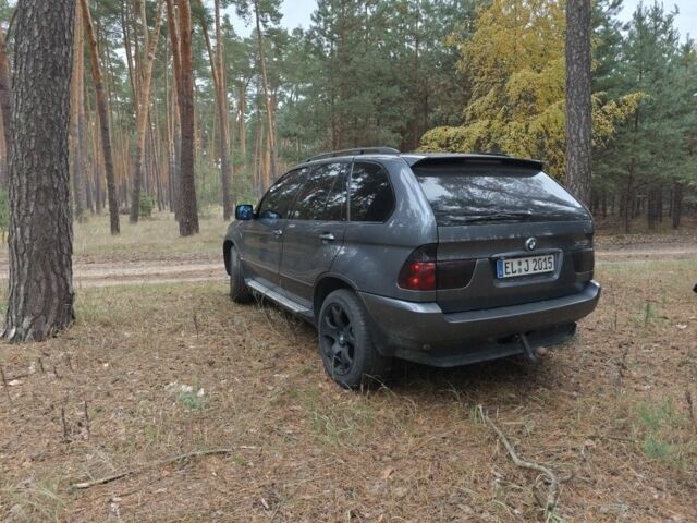 Серый БМВ Х5, объемом двигателя 3 л и пробегом 316 тыс. км за 5500 $, фото 3 на Automoto.ua
