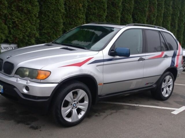 Серый БМВ Х5, объемом двигателя 3 л и пробегом 349 тыс. км за 4500 $, фото 1 на Automoto.ua
