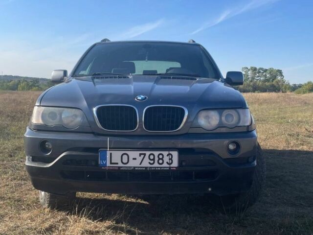 Серый БМВ Х5, объемом двигателя 3 л и пробегом 320 тыс. км за 4500 $, фото 2 на Automoto.ua
