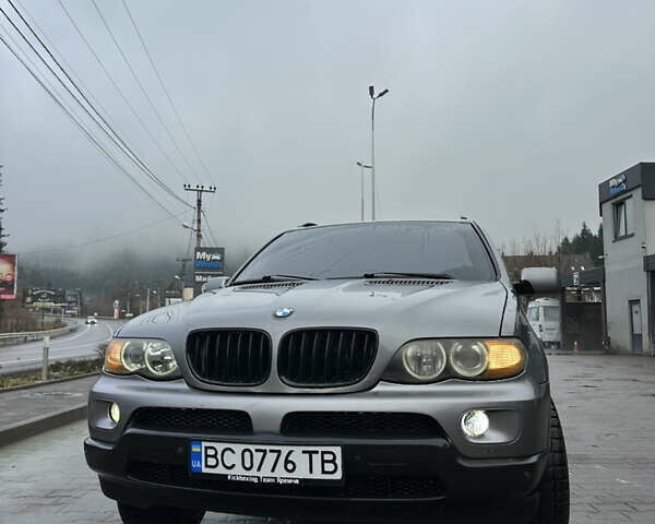Сірий БМВ Х5, об'ємом двигуна 3 л та пробігом 349 тис. км за 7000 $, фото 2 на Automoto.ua