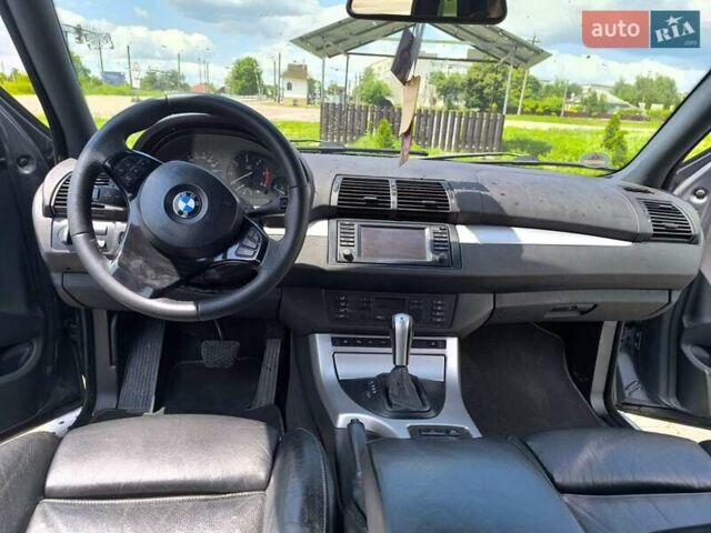 Серый БМВ Х5, объемом двигателя 3 л и пробегом 315 тыс. км за 6912 $, фото 9 на Automoto.ua