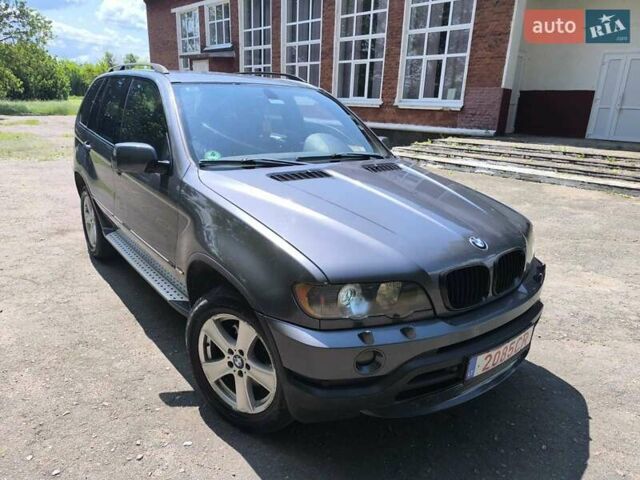 Серый БМВ Х5, объемом двигателя 3 л и пробегом 315 тыс. км за 6912 $, фото 3 на Automoto.ua