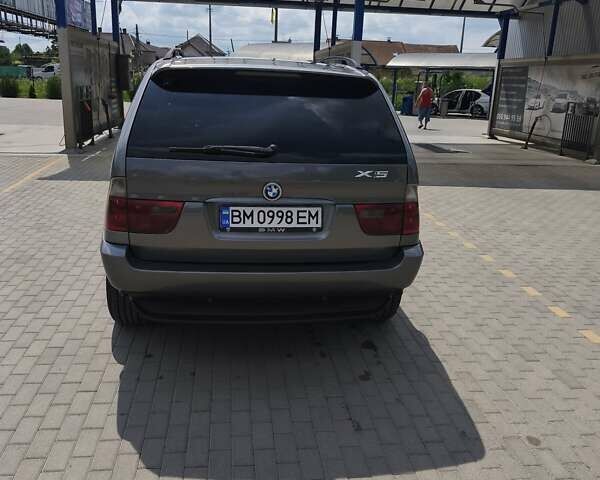 Серый БМВ Х5, объемом двигателя 3 л и пробегом 377 тыс. км за 11500 $, фото 3 на Automoto.ua