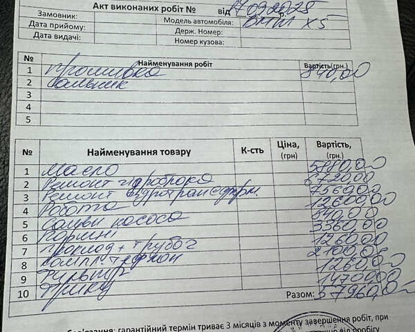 Сірий БМВ Х5, об'ємом двигуна 3 л та пробігом 349 тис. км за 7000 $, фото 7 на Automoto.ua