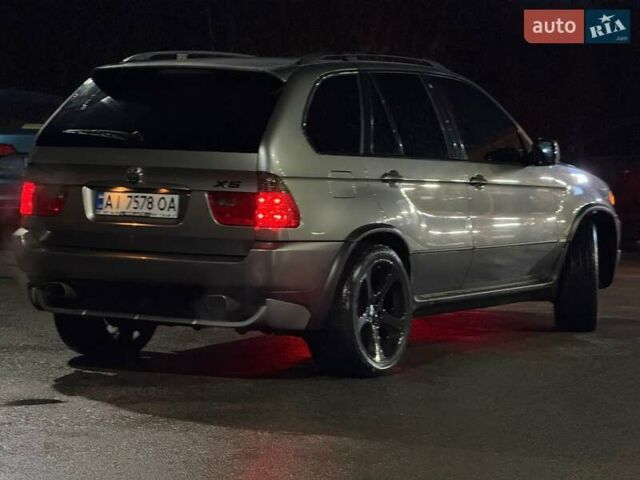 Серый БМВ Х5, объемом двигателя 3 л и пробегом 210 тыс. км за 11500 $, фото 2 на Automoto.ua