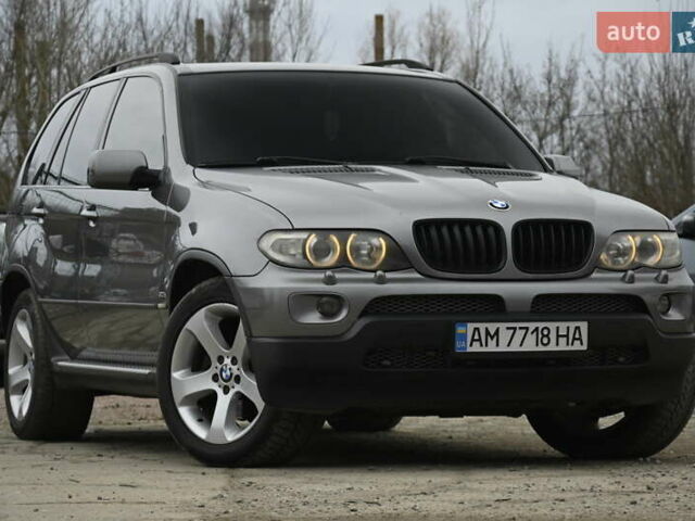Серый БМВ Х5, объемом двигателя 3 л и пробегом 345 тыс. км за 10999 $, фото 1 на Automoto.ua