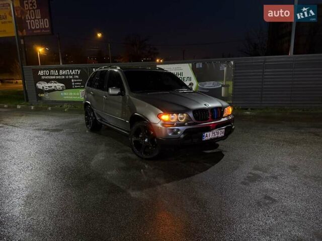 Серый БМВ Х5, объемом двигателя 3 л и пробегом 210 тыс. км за 11500 $, фото 4 на Automoto.ua