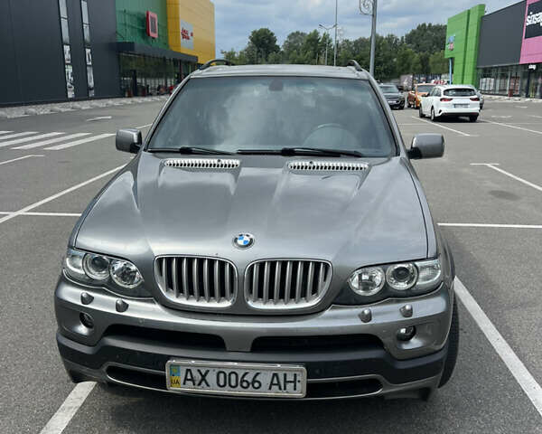 Серый БМВ Х5, объемом двигателя 4.8 л и пробегом 143 тыс. км за 18000 $, фото 2 на Automoto.ua