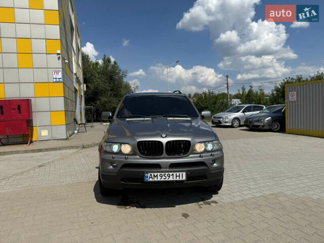Серый БМВ Х5, объемом двигателя 3 л и пробегом 343 тыс. км за 13300 $, фото 15 на Automoto.ua