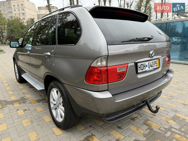 Серый БМВ Х5, объемом двигателя 3 л и пробегом 336 тыс. км за 12800 $, фото 5 на Automoto.ua