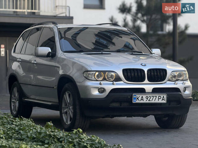 Серый БМВ Х5, объемом двигателя 3 л и пробегом 370 тыс. км за 10000 $, фото 1 на Automoto.ua