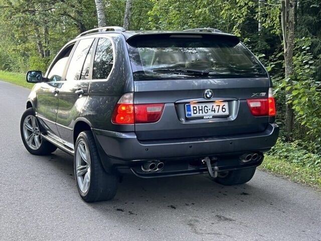 Серый БМВ Х5, объемом двигателя 3 л и пробегом 218 тыс. км за 4000 $, фото 2 на Automoto.ua