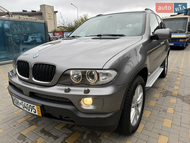 Серый БМВ Х5, объемом двигателя 3 л и пробегом 336 тыс. км за 12800 $, фото 1 на Automoto.ua