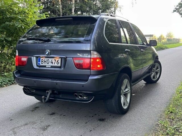Серый БМВ Х5, объемом двигателя 3 л и пробегом 218 тыс. км за 4000 $, фото 3 на Automoto.ua