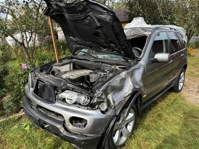 Серый БМВ Х5, объемом двигателя 3 л и пробегом 315 тыс. км за 6500 $, фото 3 на Automoto.ua