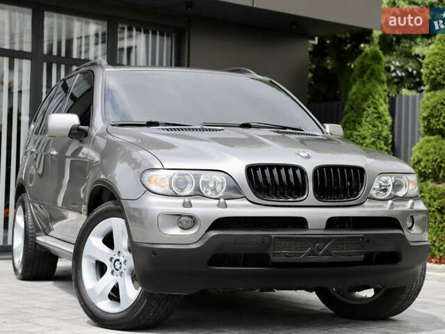 Серый БМВ Х5, объемом двигателя 3 л и пробегом 290 тыс. км за 16500 $, фото 1 на Automoto.ua