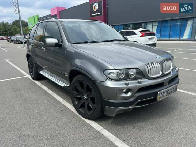 Серый БМВ Х5, объемом двигателя 4.8 л и пробегом 143 тыс. км за 18000 $, фото 3 на Automoto.ua