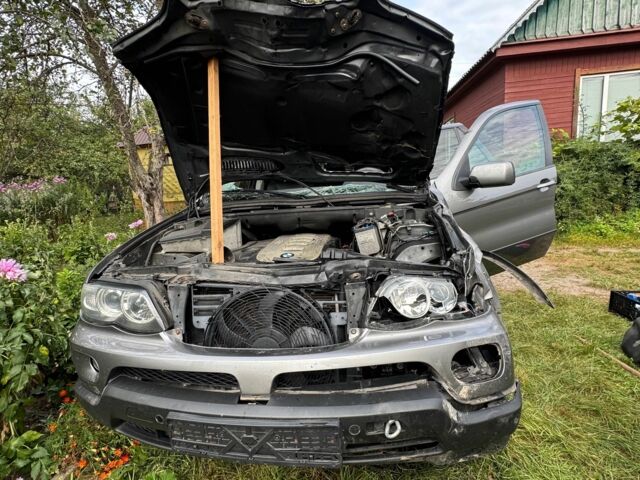 Серый БМВ Х5, объемом двигателя 3 л и пробегом 315 тыс. км за 6500 $, фото 1 на Automoto.ua
