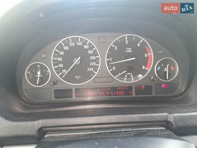 Серый БМВ Х5, объемом двигателя 3 л и пробегом 252 тыс. км за 12800 $, фото 12 на Automoto.ua