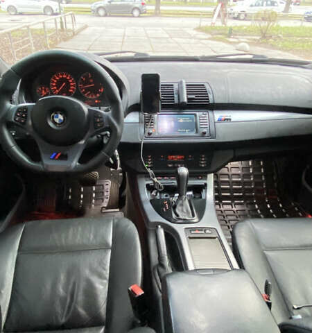 Серый БМВ Х5, объемом двигателя 3 л и пробегом 378 тыс. км за 16000 $, фото 53 на Automoto.ua