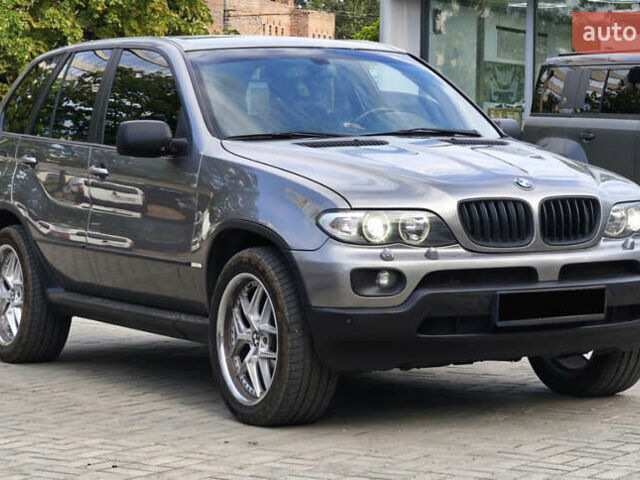Серый БМВ Х5, объемом двигателя 3 л и пробегом 592 тыс. км за 10500 $, фото 1 на Automoto.ua