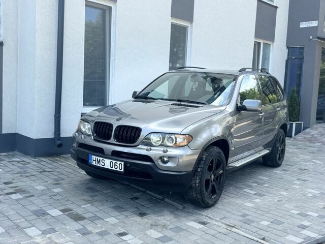 Серый БМВ Х5, объемом двигателя 3 л и пробегом 340 тыс. км за 6700 $, фото 2 на Automoto.ua