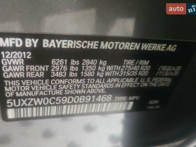 Серый БМВ Х5, объемом двигателя 3.01 л и пробегом 192 тыс. км за 10000 $, фото 14 на Automoto.ua