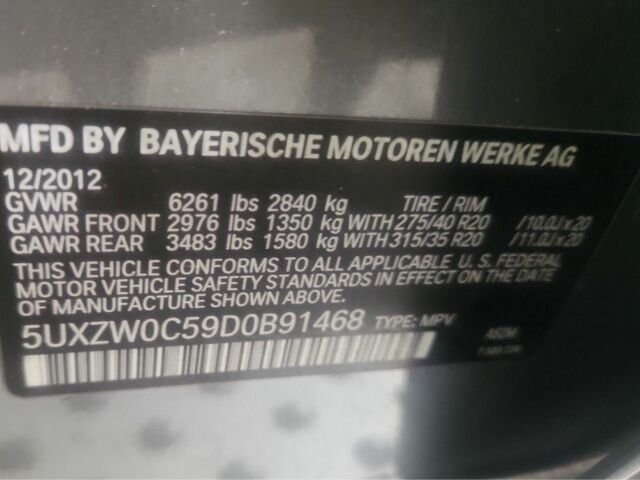 Серый БМВ Х5, объемом двигателя 3 л и пробегом 192 тыс. км за 10000 $, фото 14 на Automoto.ua
