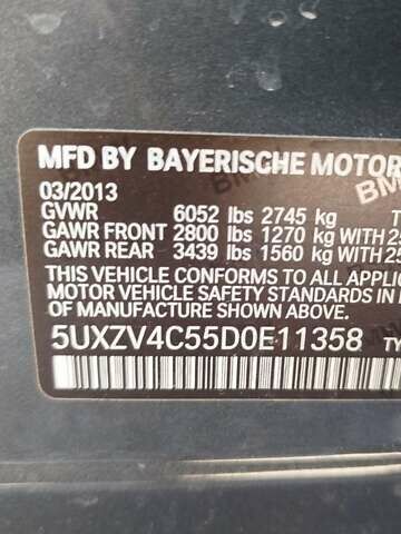 Серый БМВ Х5, объемом двигателя 3 л и пробегом 255 тыс. км за 12992 $, фото 25 на Automoto.ua