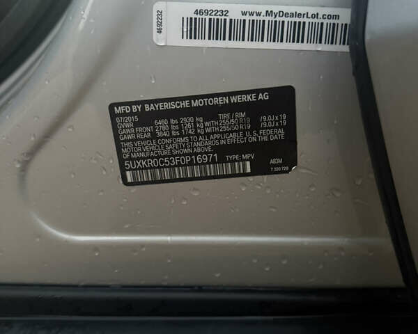 Серый БМВ Х5, объемом двигателя 2.98 л и пробегом 150 тыс. км за 25500 $, фото 21 на Automoto.ua