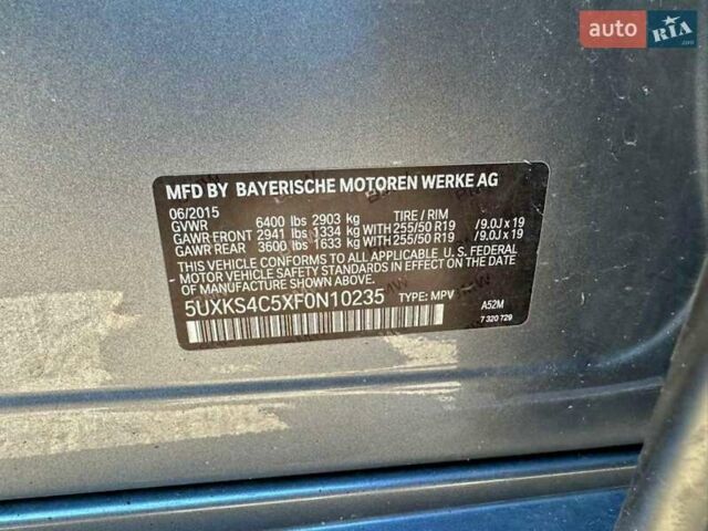 Серый БМВ Х5, объемом двигателя 2.99 л и пробегом 210 тыс. км за 7500 $, фото 9 на Automoto.ua