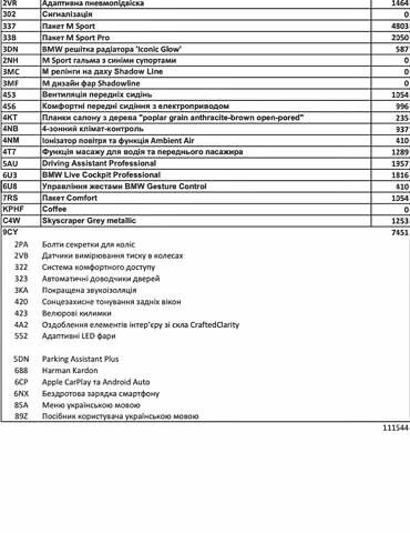 Сірий БМВ Х5, об'ємом двигуна 2.93 л та пробігом 2 тис. км за 120000 $, фото 78 на Automoto.ua