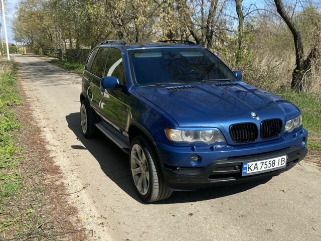Синий БМВ Х5, объемом двигателя 4.4 л и пробегом 3 тыс. км за 8500 $, фото 1 на Automoto.ua