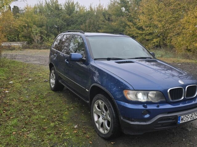 Синій БМВ Х5, об'ємом двигуна 3 л та пробігом 340 тис. км за 4300 $, фото 1 на Automoto.ua