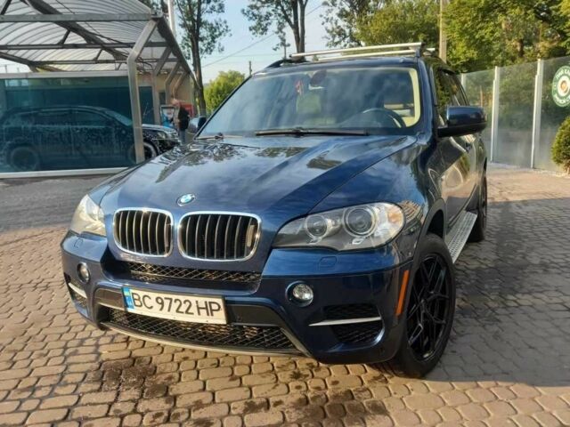 Синий БМВ Х5, объемом двигателя 3 л и пробегом 225 тыс. км за 12500 $, фото 2 на Automoto.ua