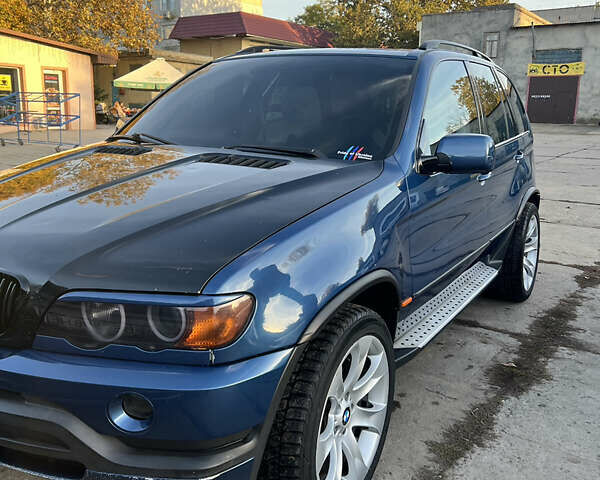 Синий БМВ Х5, объемом двигателя 4.4 л и пробегом 430 тыс. км за 7499 $, фото 3 на Automoto.ua