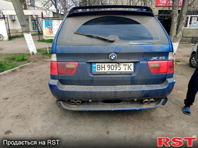 Синий БМВ Х5, объемом двигателя 4.4 л и пробегом 340 тыс. км за 8500 $, фото 4 на Automoto.ua