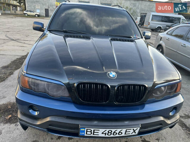 Синий БМВ Х5, объемом двигателя 4.4 л и пробегом 430 тыс. км за 7499 $, фото 4 на Automoto.ua