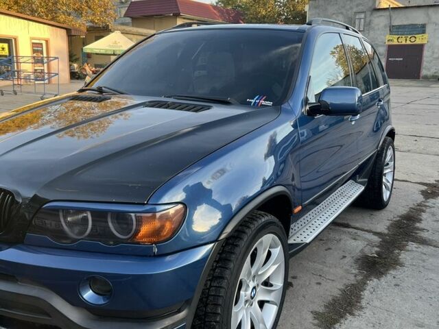 Синий БМВ Х5, объемом двигателя 4.4 л и пробегом 429 тыс. км за 7999 $, фото 3 на Automoto.ua
