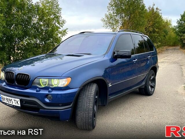 Синий БМВ Х5, объемом двигателя 4.4 л и пробегом 325 тыс. км за 7000 $, фото 5 на Automoto.ua